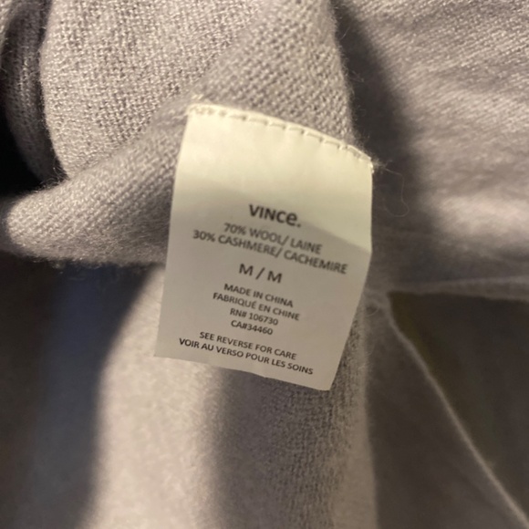 Vince grey sweater size M, wool and cashmere - Picture 3 of 5